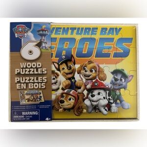 Paw Patrol 6 Wooden Puzzles Set
